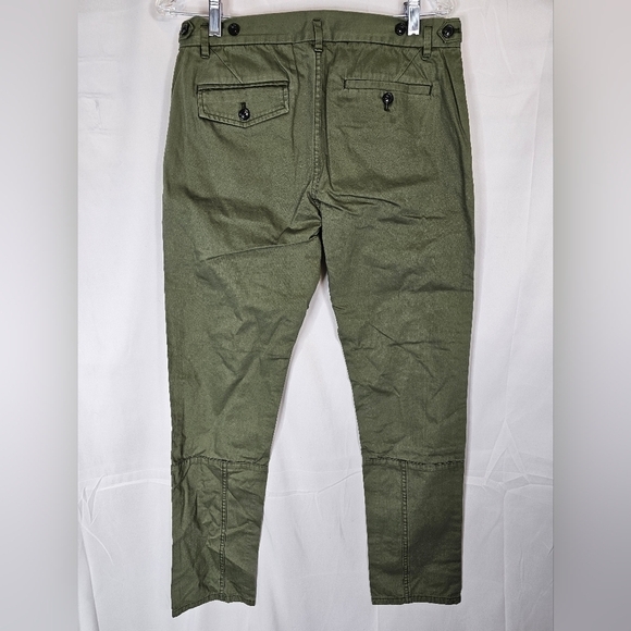MARC by Marc Jacobs size 30×34 fatigue green khakis Martin low rise Skinny fit - Picture 6 of 8